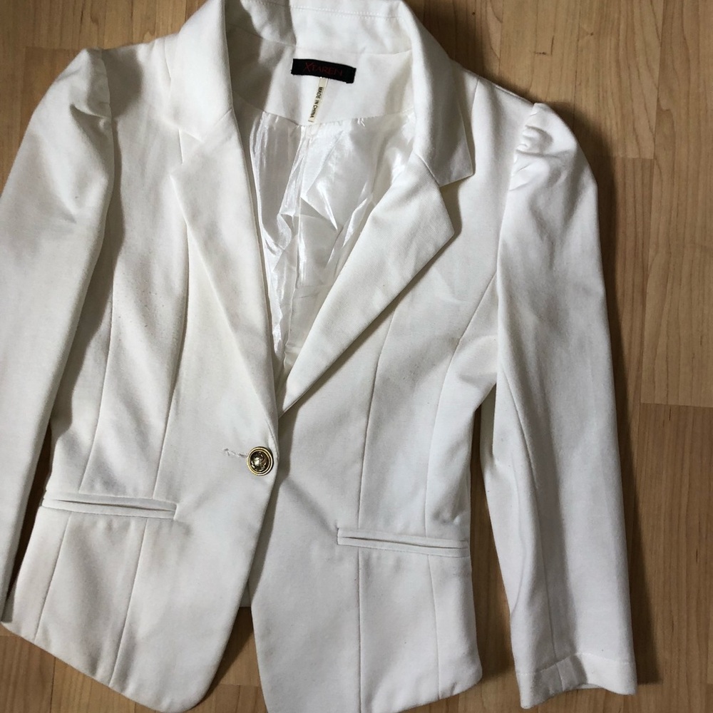White Blazer XS stretch